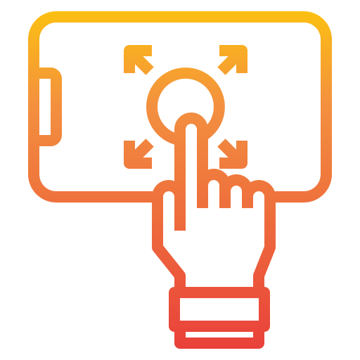 Touch screen icon