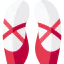 Ballet shoes icon 64x64