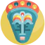 African mask icon 64x64