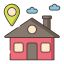 Location pin biểu tượng 64x64