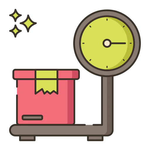 Weight scale icon