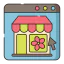 Online shopping icon 64x64