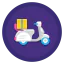 Delivery bike Symbol 64x64