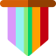 Rainbow flag 상 64x64