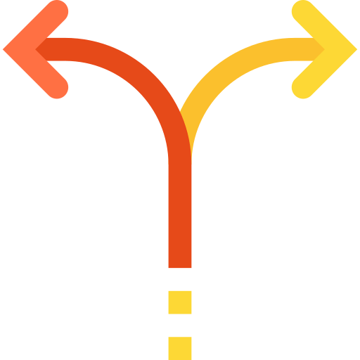 Two ways icon
