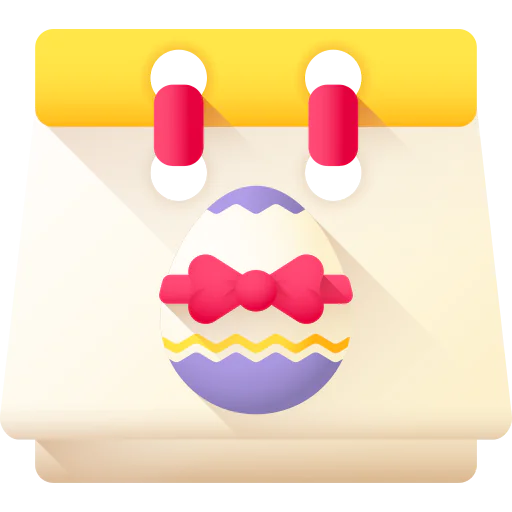 Easter day icon