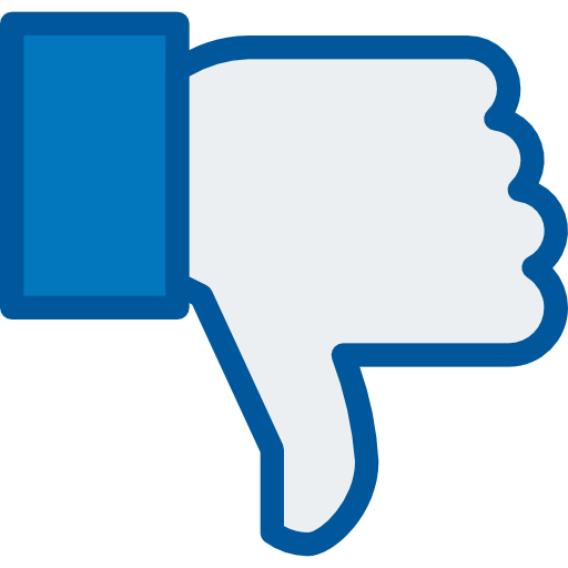 Thumb down icon