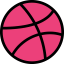 Dribbble іконка 64x64