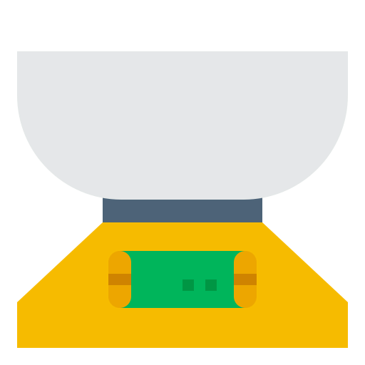 Kitchen scale icon