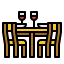 Dinner table icon 64x64