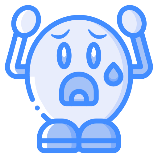 Scared icon