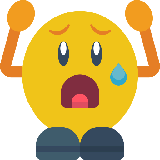 Scared icon