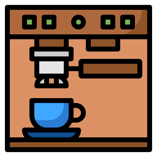 Coffee machine icon