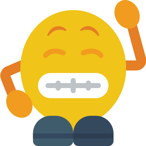 Grinning icon