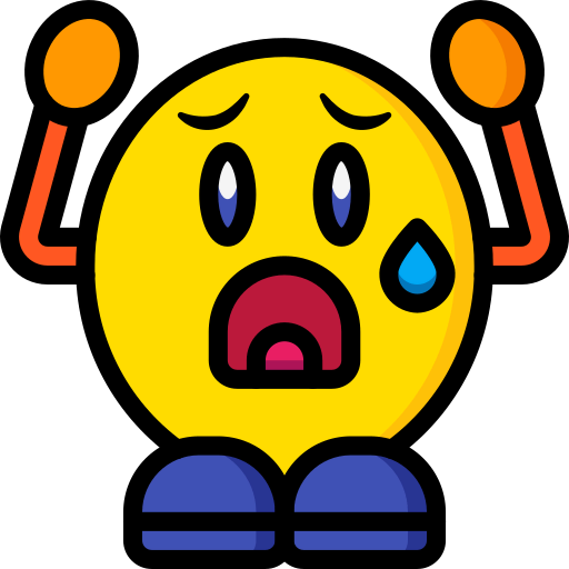 Scared icon