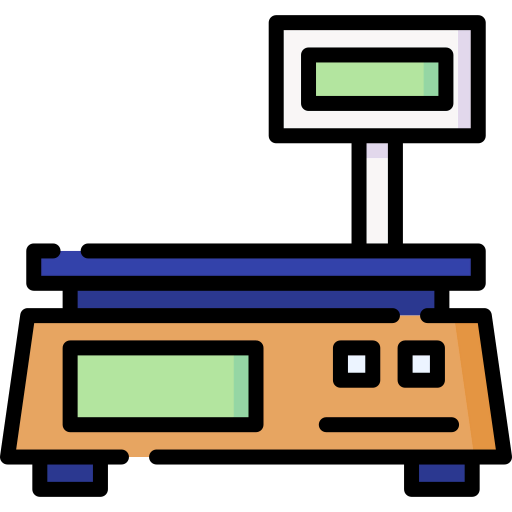 Weight scale icon