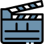 Clapperboard ícono 64x64