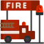Fire station icon 64x64