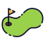Golf field Ikona 64x64