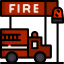 Fire station icon 64x64