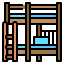 Bunk bed 图标 64x64