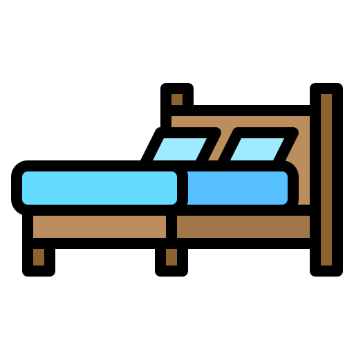 Double bed icon