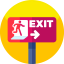 Emergency exit Symbol 64x64