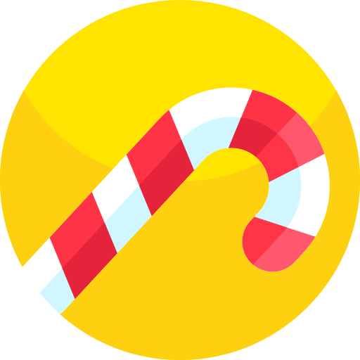 Candy cane icon