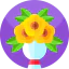 Flower bouquet icon 64x64