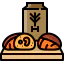 Whole wheat bread icon 64x64
