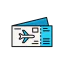 Boarding pass ícono 64x64