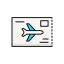 Airplane ticket icon 64x64