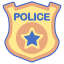 Police badge icon 64x64