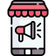 Mobile marketing icon 64x64