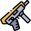 Submachine gun ícone 64x64