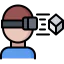 Vr glasses icon 64x64