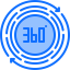 360 degree ícono 64x64