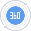 360 degree ícono 64x64