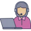 Customer service agent 상 64x64