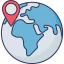 Map pin ícone 64x64