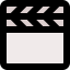 Clapperboard ícono 64x64