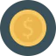 Dollar coin biểu tượng 64x64