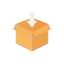 Открытая коробка иконка 64x64