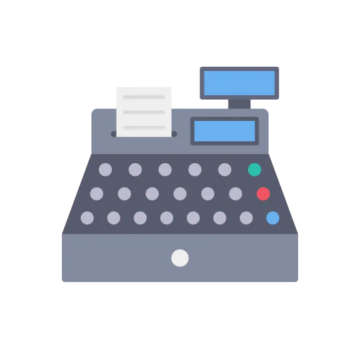 Billing machine icon