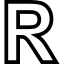 R icon 64x64