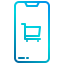 Online shopping icon 64x64