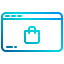 Online shopping icon 64x64