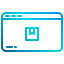 Online shopping icon 64x64