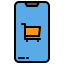 Online shopping icon 64x64