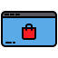 Online shopping icon 64x64